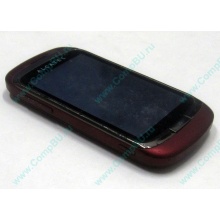 Красно-розовый телефон Alcatel One Touch 818 (Челябинск)