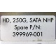 HP HD 250G SATA NLP Spare P/N 399699-001 (Челябинск)